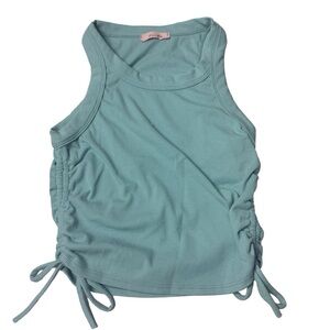 Amable ribbed drawstring tank top